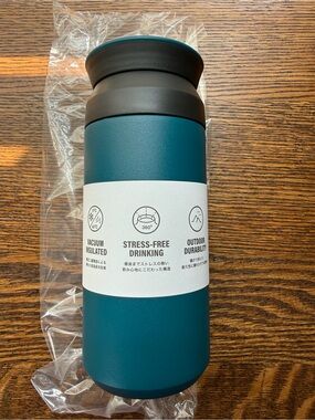 Kinto travel tumbler 350ml turquoise, NWT